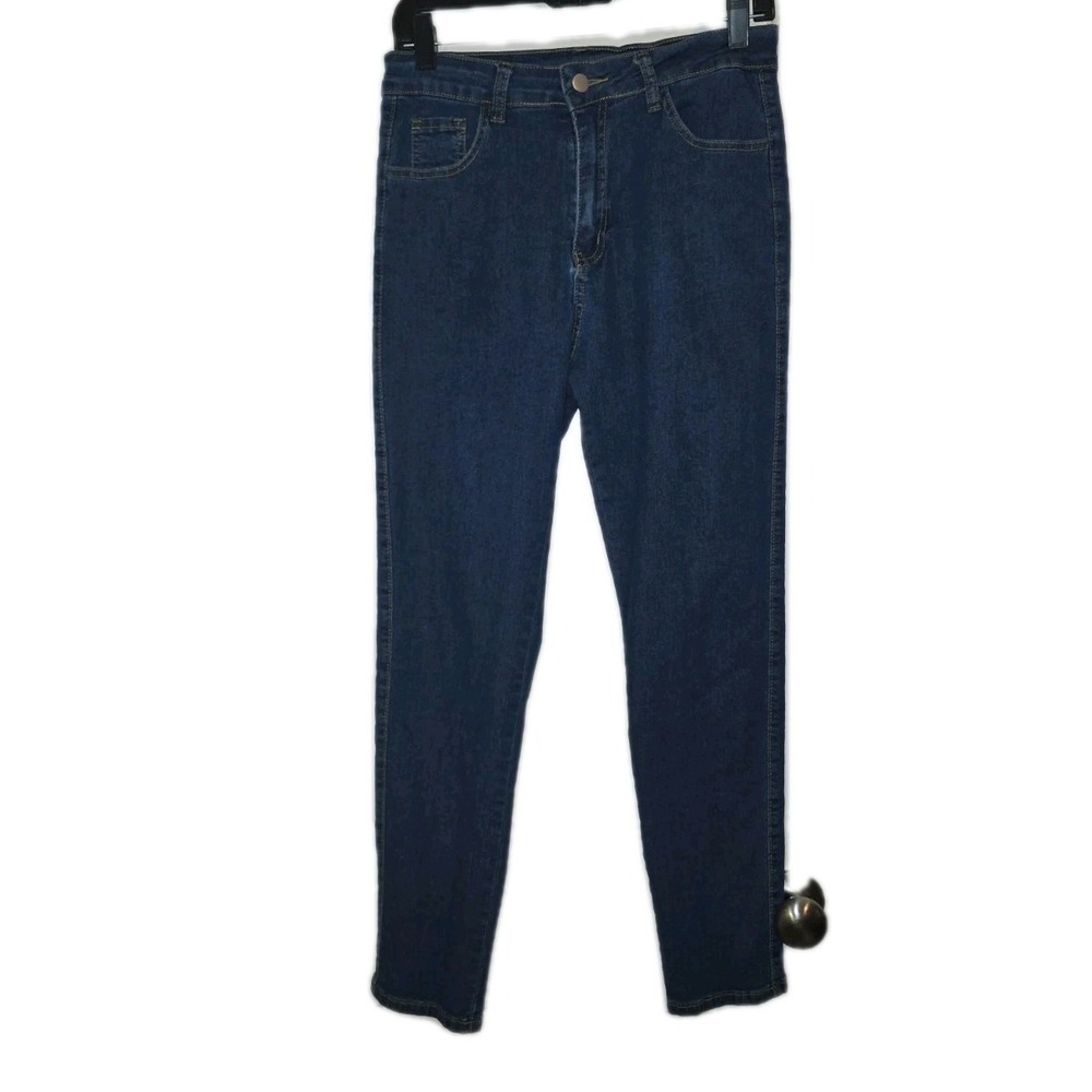 Unbranded Women's Size L‎ Blue Skinny  Dark Wash